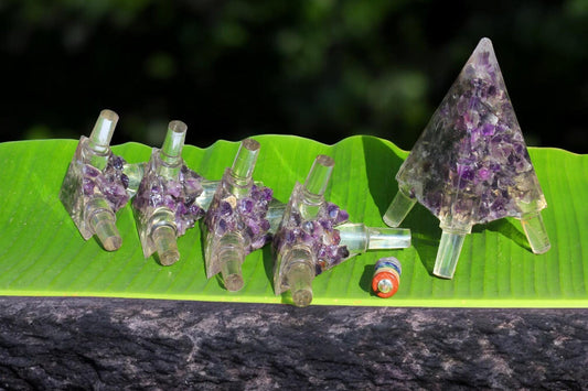 24 MM Nubian Connector kit for Copper pipes Crystal Meditation Pyramid Orgonite 5 Connector kit Only Without copper main pipes