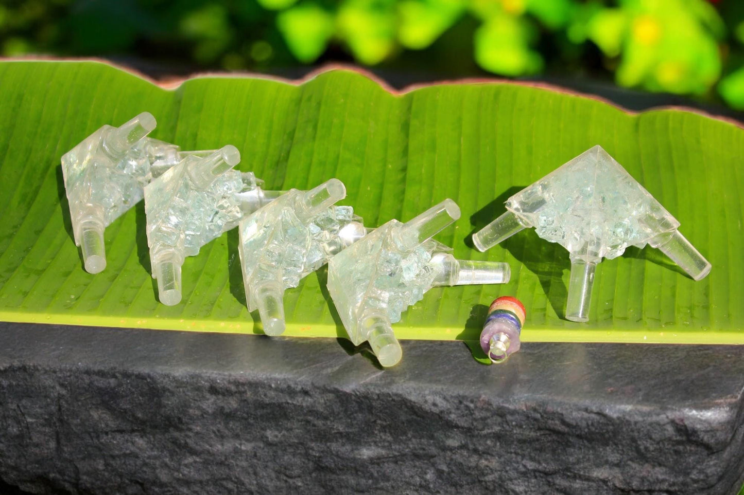 28 MM Giza Connector kit for Copper pipes Crystal Meditation Pyramid Orgonite 5 Connector kit Only Without copper main pipes